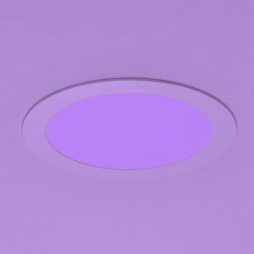 Eglo - Dimbar infälld LED RGBW-taklampa FUEVA-C LED/15,6W/230V Ø 22,5 cm