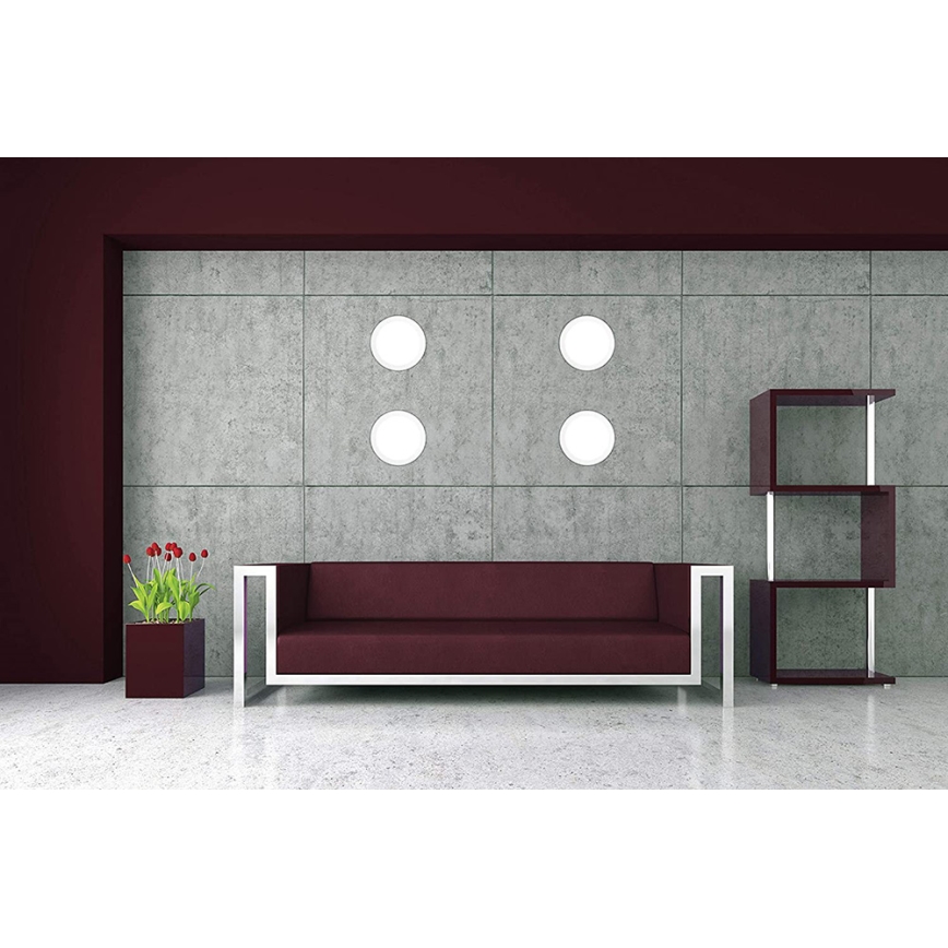 Eglo - Dimbar infälld LED RGBW-taklampa FUEVA-C LED/15,6W/230V Ø 22,5 cm