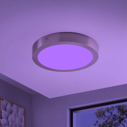 Eglo - LED RGBW dimbar taklampa FUEVA-C LED/21W/230V Bluetooth Ø 30 cm