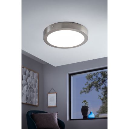 Eglo - LED RGBW dimbar taklampa FUEVA-C LED/21W/230V Bluetooth Ø 30 cm
