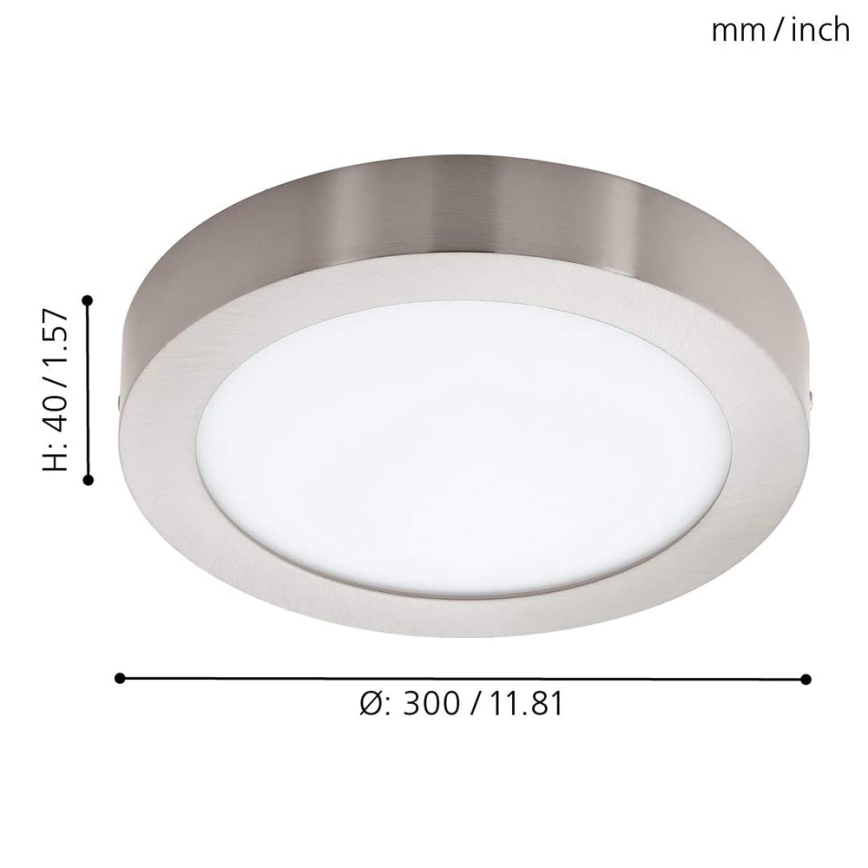 Eglo - LED RGBW dimbar taklampa FUEVA-C LED/21W/230V Bluetooth Ø 30 cm