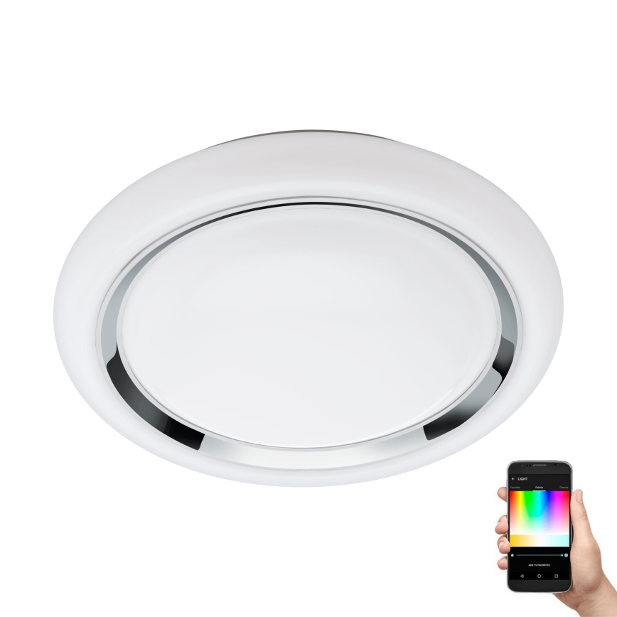 Eglo - LED RGBW Dimbart taklampa CAPASSO-C LED/17W/230V