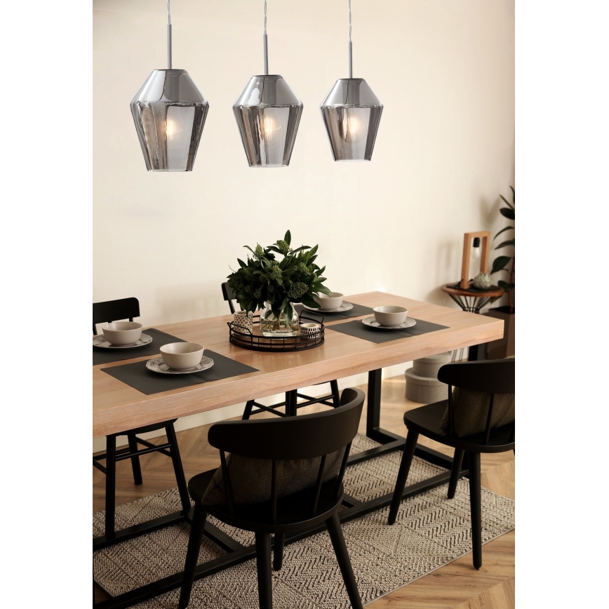 Eglo 96774 - Hänglampa med sladd MURMILLO 3xE27/28W/230V