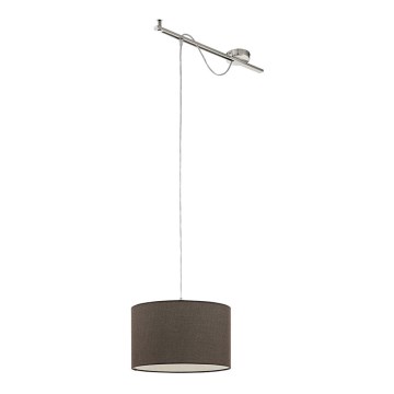 Eglo 96797 - Hängande lampa CALCENA 1xE27/60W/230V brun