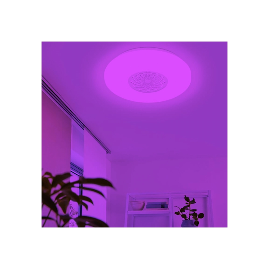 Eglo - LED RGBW Dimbart vägg- och taklampa CAPASSO-C LED/17W/230V