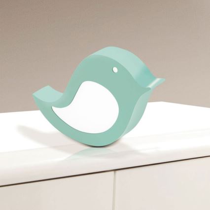 Eglo 96853 - LED Väggbelysning Barnrum SPARINO 1xLED/4.2W/230V grön