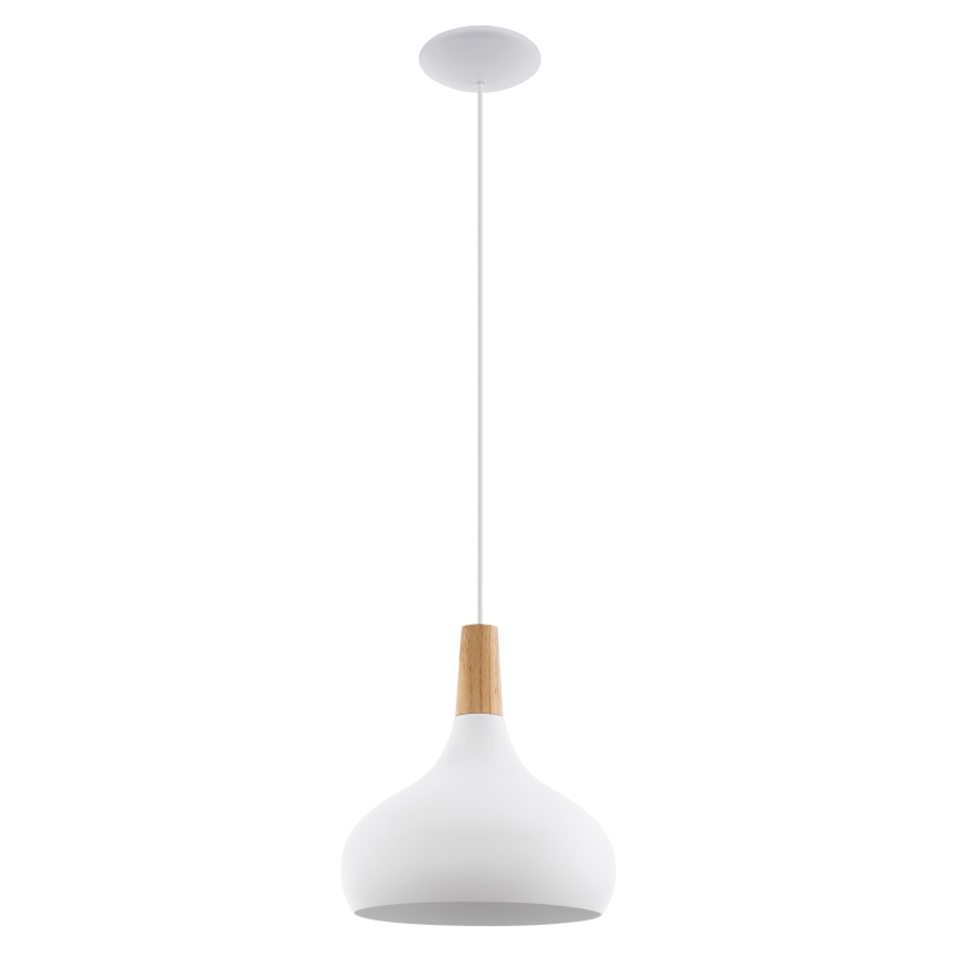 Eglo - Taklampa 1xE27/60W/230V Ø 28 cm vit