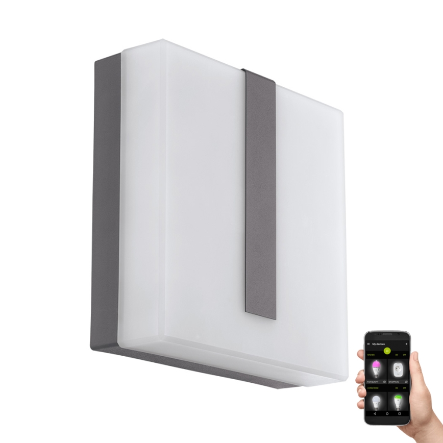 Eglo - LED Dimbart utomhus vägglampa TORAZZA-C LED/14W/230V IP44