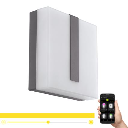 Eglo - LED Dimbart utomhus vägglampa TORAZZA-C LED/14W/230V IP44