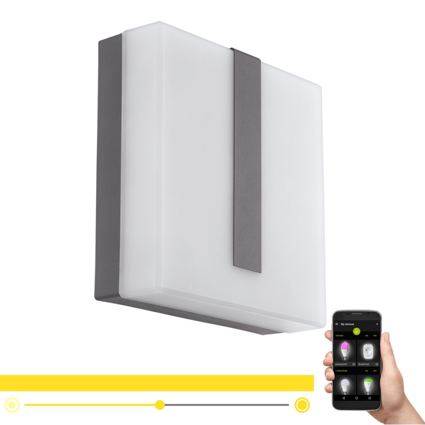 Eglo - LED Dimbart utomhus vägglampa TORAZZA-C LED/14W/230V IP44