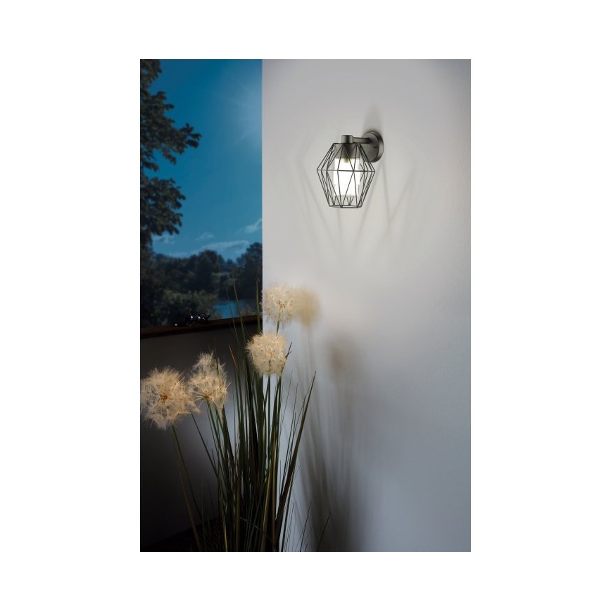 Eglo 97226 - Utomhus Väggbelysning CANOVE 1xE27/60W/230V