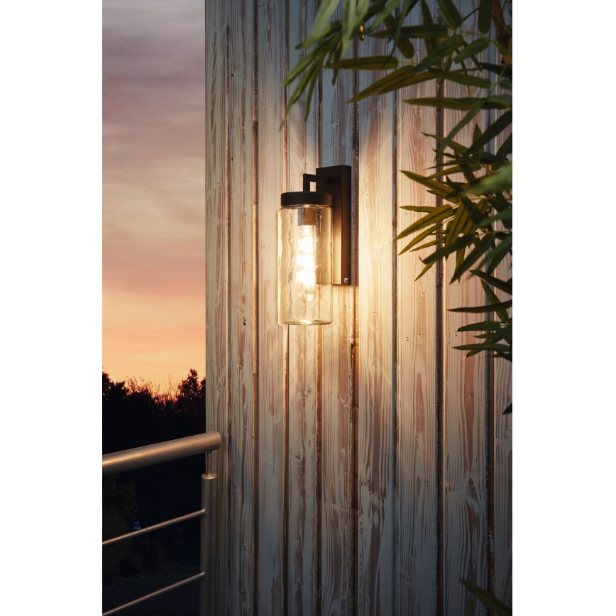 Eglo 97261 - Utomhus Väggbelysning BOVOLONE 1xE27/60W/230V