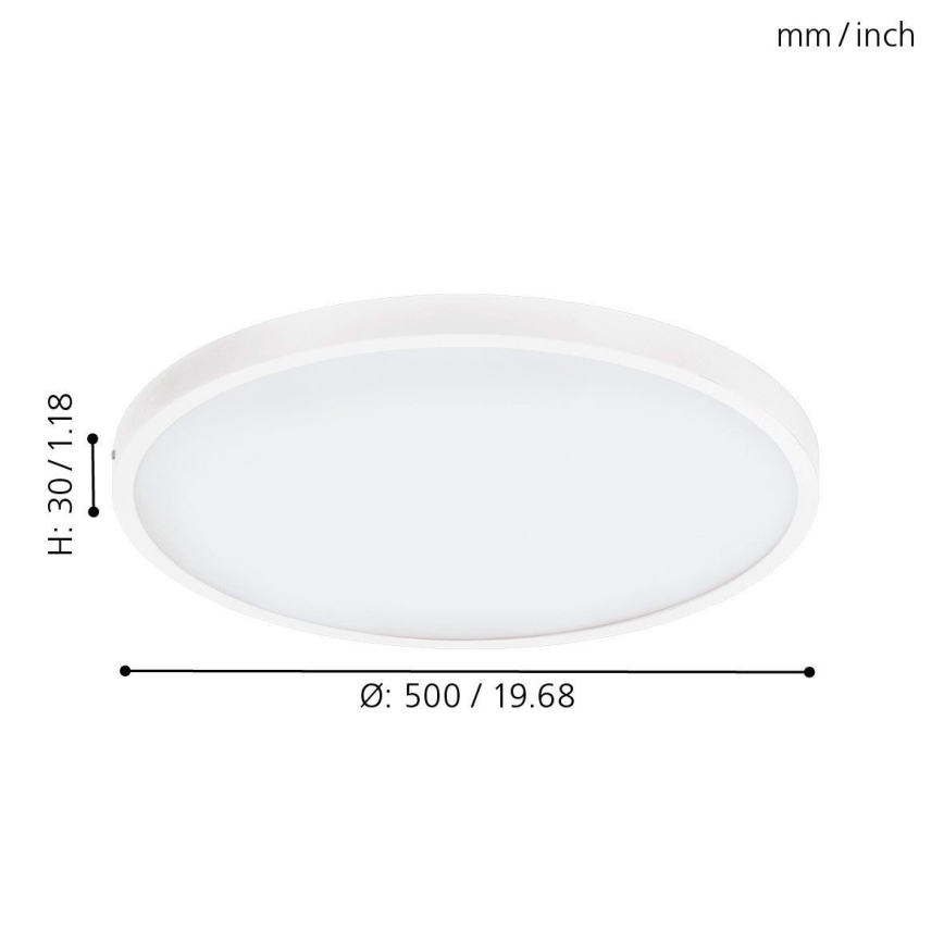 Eglo - Dimmbar LED-taklampa LED/25W/230V 3000K Ø 50 cm