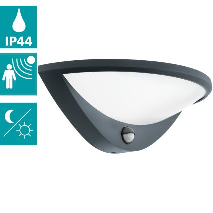 Eglo 97312 - LED Utomhus vägglampa med sensor BELCREDA LED/9,3W/230V IP44
