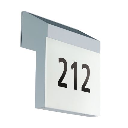 Eglo - Solärt husnummer LED/2W/3,7V 2000 mAh IP44