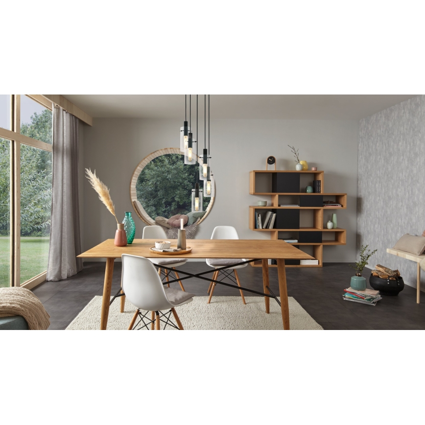 Eglo 97368 -  Ljuskrona med snöre MONTEFINO 5xE27/60W/230V