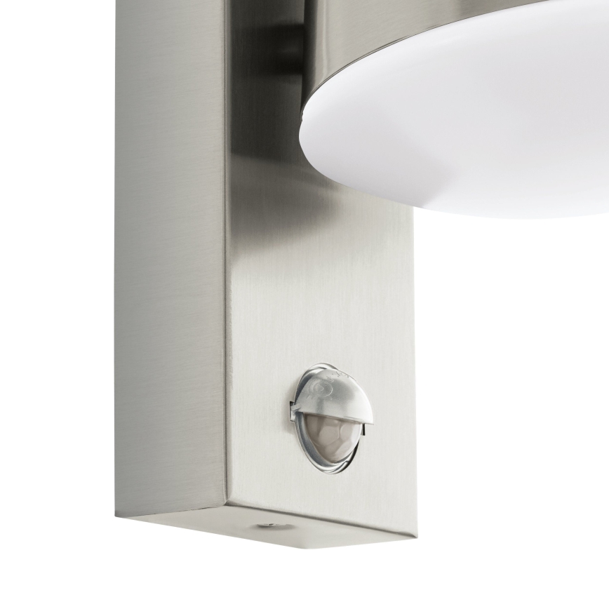 Eglo 97453 - Utomhus väggarmatur med sensor CALDIERO 1xE27/10W/230V IP44