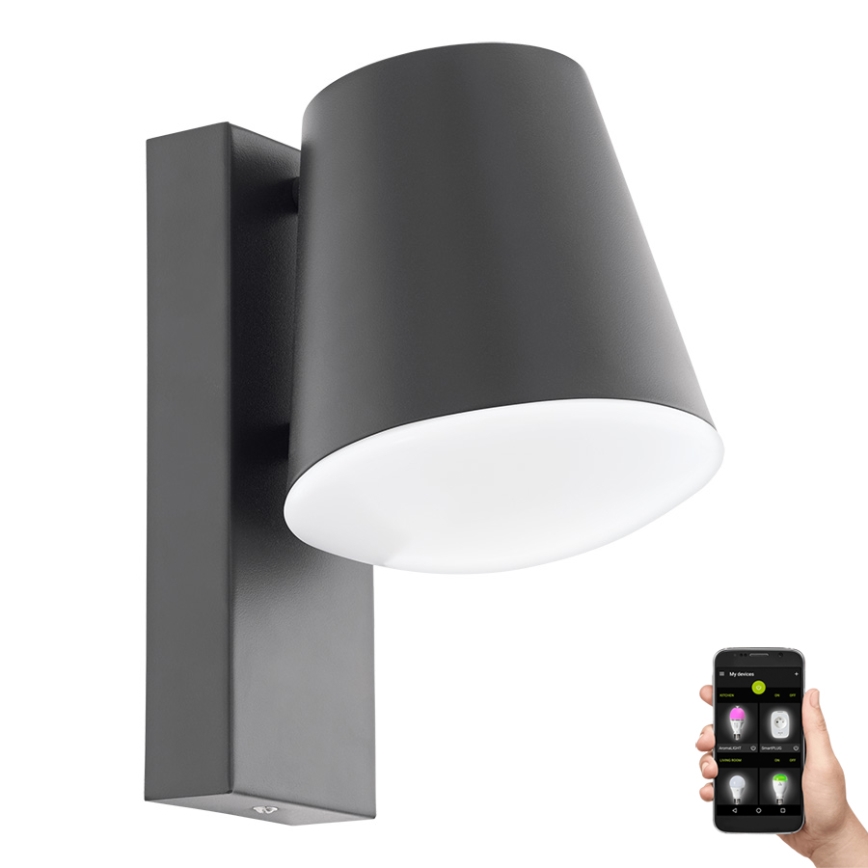 Eglo 97482 - LED-dimmbar utomhusväggarmatur CALDIERO-C 1xE27/9W/230V IP44