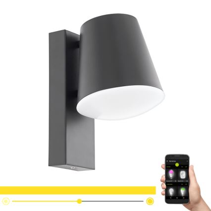 Eglo 97482 - LED-dimmbar utomhusväggarmatur CALDIERO-C 1xE27/9W/230V IP44