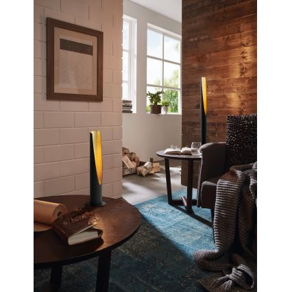 Eglo - LED golvlampa 1xGU10/4,5W/230V svart