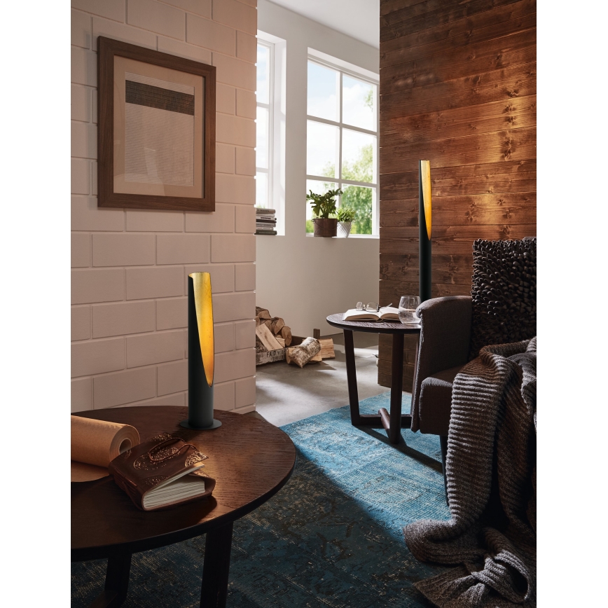 Eglo - LED golvlampa 1xGU10/4,5W/230V svart