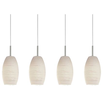 Eglo 97587 - Ljuskrona med snöre BATISTA 3 4xE27/40W/230V