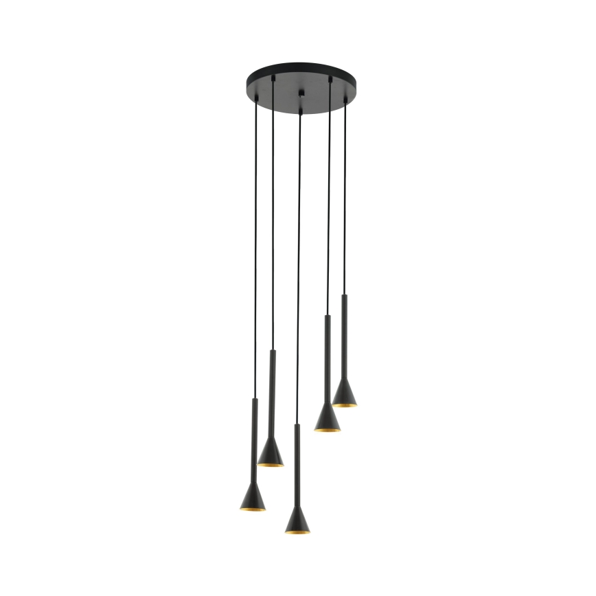 Eglo 97606 - LED Ljuskrona med snöre CORTADERAS 5xGU10/5W/230V