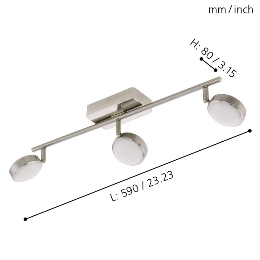 Eglo - LED RGB Spotbelysning CORROPOLI-C 3xLED/5W/230V