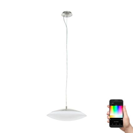 Eglo 97812 - LED RGB dimbar pendellampa på kabel FRATTINA-C LED/27W/230V