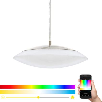 Eglo 97812 - LED RGB dimbar pendellampa på kabel FRATTINA-C LED/27W/230V