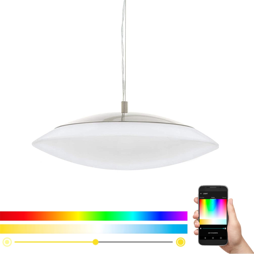 Eglo 97812 - LED RGB dimbar pendellampa på kabel FRATTINA-C LED/27W/230V