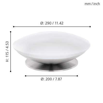 Eglo 97813 - LED RGB dimbar bordslampa FRATTINA-C LED/18W/230V