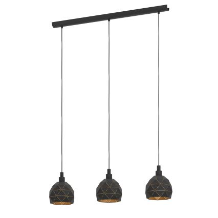 Eglo 97846 - Ljuskrona med snöre ROCCAFORTE 3xE14/40W/230V