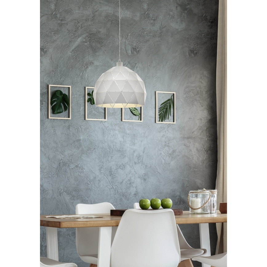 Eglo 97855 - Ljuskrona med snöre ROCCAFORTE 1xE27/60W/230V