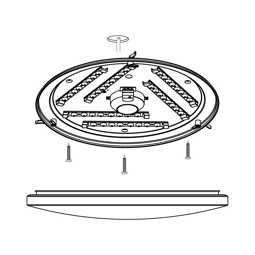 Eglo 97873 - LED Takbelysning FRANIA LED/33,5W/230V