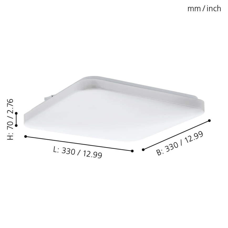 Eglo 97875 - LED Takbelysning FRANIA LED/14,6W/230V