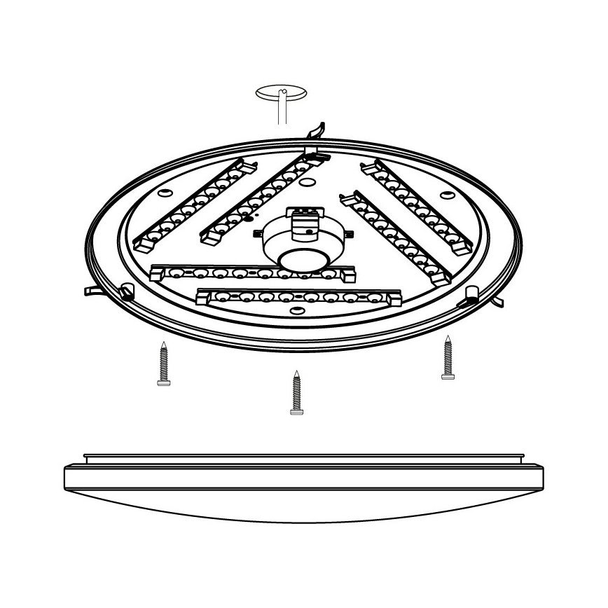 Eglo 97879 - LED Takbelysning FRANIA-S LED/33,5W/230V