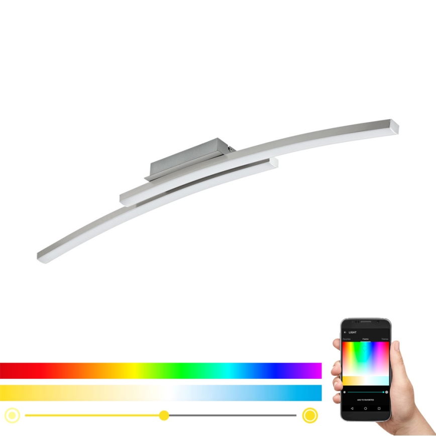 Eglo 97909 - LED RGB dimbar ytmonterad taklampa FRAIOLI-C LED/34W/230V