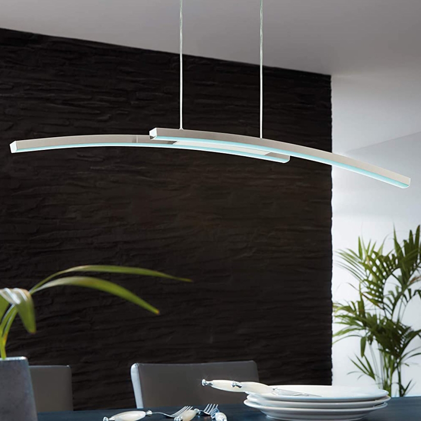 Eglo 97911 - LED RGB dimbar pendellampa på vajer FRAIOLI-C LED/34W/230V