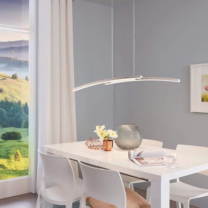 Eglo 97911 - LED RGB dimbar pendellampa på vajer FRAIOLI-C LED/34W/230V