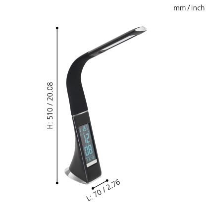 Eglo 97914 - Dimbar Barn LED-Lampa COGNOLI LED/3,2W/230V svart