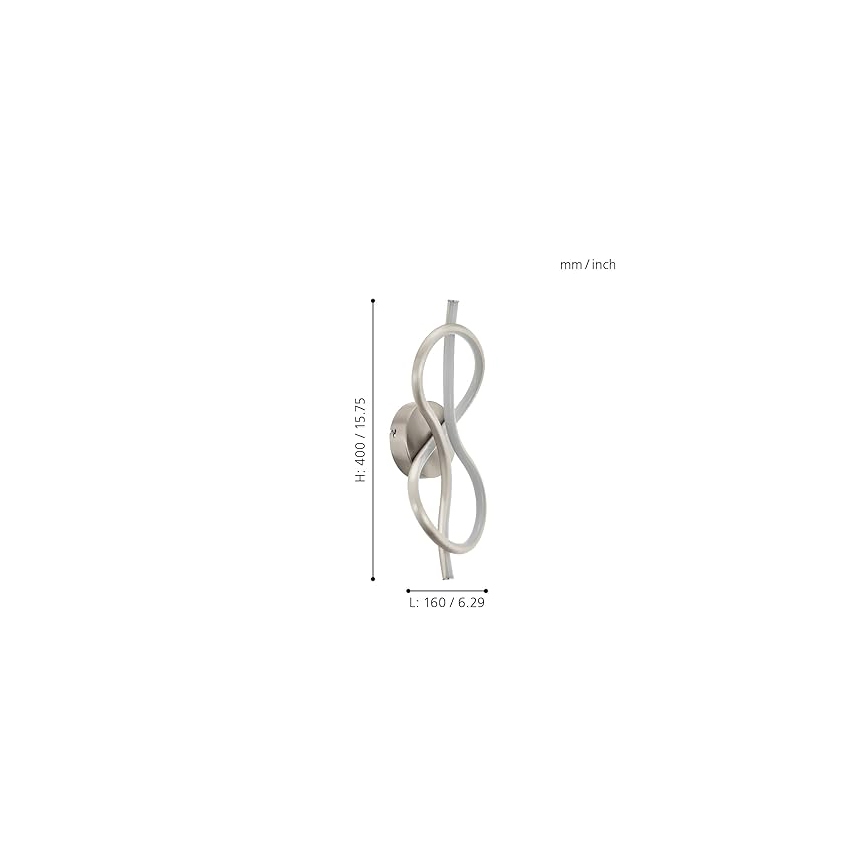 Eglo 97939 - LED-vägglampa NOVAFELTRIA LED/10W/230V