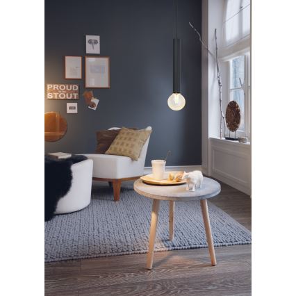 Eglo 98056 - Ljuskrona med snöre CORTENOVA 1xE27/60W/230V