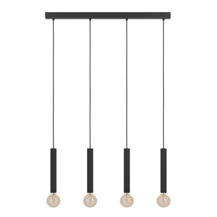 Eglo 98057 - Ljuskrona med snöre CORTENOVA 4xE27/60W/230V