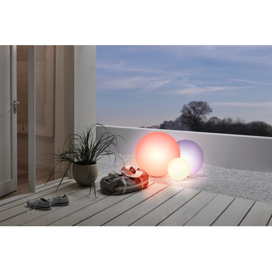 Eglo 98106 - MONTEROLO-C LED-utomhuslampa RGBW, 9 W, 230 V, IP65, Ø 390 mm