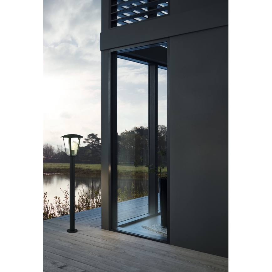 Eglo 98123 - Utomhuslampa MONREALE 1xE27/60W/230V IP44 hight 995 svart