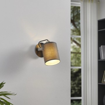 Eglo 98138 - Väggspotlight VILLABATE 1xE27/10W/230V