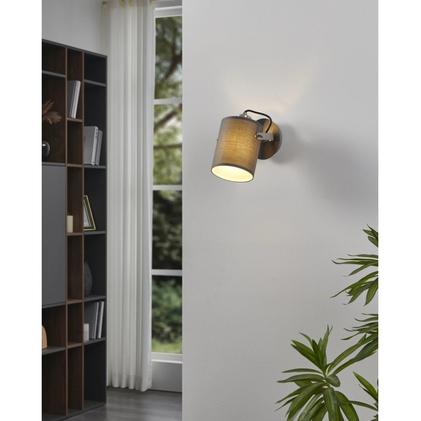 Eglo 98138 - Väggspotlight VILLABATE 1xE27/10W/230V