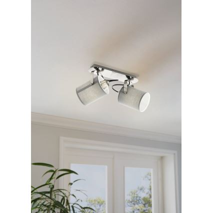 Eglo 98139 - Spotarmatur VILLABATE 2xE27/10W/230V