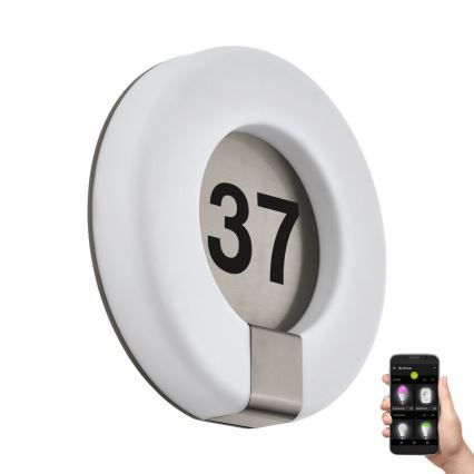 Eglo 98145 - LED Dimbart Husnummer MARCHESA-C LED/15W/230V IP44